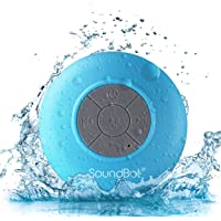 SoundBot SB510 HD Water Resistant Bluetooth 3.0 Shower Speaker, Handsfree Portable Speakerphone with Built-in Mic, 6hrs…