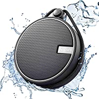 INSMY C12 IPX7 Waterproof Shower Bluetooth Speaker, Portable Wireless Outdoor Speaker with HD Sound, Support TF Card…