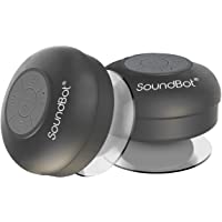 SoundBot SB510 HD Water Proof Bluetooth 4.0 Speaker, Mini Water Resistant Wireless Shower Speaker, Handsfree Portable…