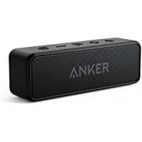 Anker Soundcore 2 Portable Bluetooth Speaker with 12W Stereo Sound, Bluetooth 5, Bassup, IPX7 Waterproof, 24-Hour…