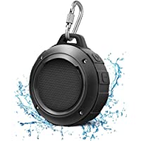 Outdoor Waterproof Bluetooth Speaker,Kunodi Wireless Portable Mini Shower Travel Speaker with Subwoofer, Enhanced Bass…