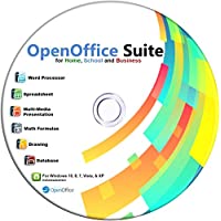 Open Office Suite 2021 on CD for Home Student and Business, Compatible with Microsoft Office Word Excel PowerPoint for…