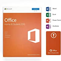 Office 2016 Home and Student - English - Lifetime License - 1 PC - Box - KeyCard - Word Excel PowerPoint OneNote…