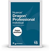 Dragon Professional Individual 15.0 Speech Dictation and Voice Recognition Software [PC Download]