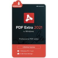 PDF Extra 2021 | Pro PDF Editor & Converter | Lifetime License to Edit, Convert, Fill & Sign, Protect, Annotate and…