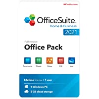 OfficeSuite Home & Business 2021 | Lifetime License | Compatible with Word®, Excel®, PowerPoint® & PDF for Windows