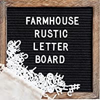 Felt Letter board with Letters and Numbers 10x10 Inch - First Day of School Board, Message Board Classroom Decor…