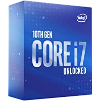 Intel Core i7-10700K Desktop Processor 8 Cores up to 5.1 GHz Unlocked LGA1200 (Intel 400 Series Chipset) 125W…