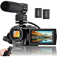 Video Camera Camcorder Digital YouTube Vlogging Camera Recorder FHD 1080P 24.0MP 3.0 Inch 270 Degree Rotation Screen 16X…