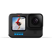 GoPro HERO10 Black - Waterproof Action Camera with Front LCD and Touch Rear Screens, 5.3K60 Ultra HD Video, 23MP Photos…