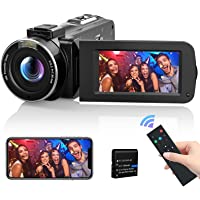Video Camera Camcorder 1080P 36 MP Full HD Video Camera for YouTube with WiFi Vlogging Camera IR Night Vision Digital…