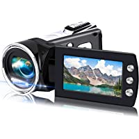 Video Camera Camcorder for Kids Full HD 1080P Mini Digital Camera Recorder for YouTube 24MP 2.8" Rotation Screen Digital…