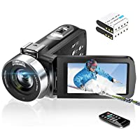 Camcorder Video Camera Digital Camera IR Night Vision Vlogging Camera Recorder UHD 2.7K 30FPS 30MP 3.0 Inch YouTube…