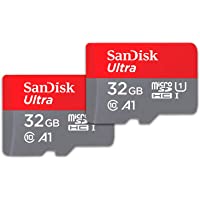 SanDisk 32GB 2-Pack Ultra microSDHC UHS-I Memory Card (2x32GB) - SDSQUA4-032G-GN6MT