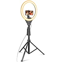 UBeesize 12’’ Ring Light with Tripod, Selfie Ring Light with 67’’ Tripod Stand, Light Ring for Video Recording＆Live…
