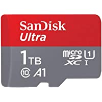 SanDisk 1TB Ultra MicroSDXC UHS-I Memory Card with Adapter - 120MB/s, C10, U1, Full HD, A1, Micro SD Card - SDSQUA4-1T00…