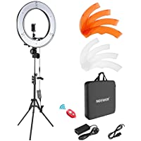 Neewer Ring Light Kit:18"/48cm Outer 55W 5500K Dimmable LED Ring Light, Light Stand, Carrying Bag for Camera,Smartphone…