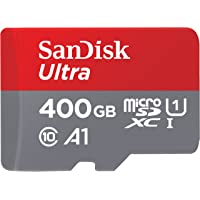 SanDisk 400GB Ultra microSDXC UHS-I Memory Card with Adapter - 120MB/s, C10, U1, Full HD, A1, Micro SD Card - SDSQUA4…