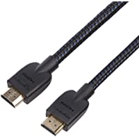 Amazon Basics High-Speed HDMI Cable (18Gbps, 4K/60Hz) - 3 Feet, Nylon-Braided