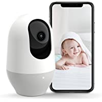 Nooie Baby Monitor, WiFi Pet Camera Indoor, 360-degree Wireless IP Camera, 1080P Home Security Camera, Motion Tracking…