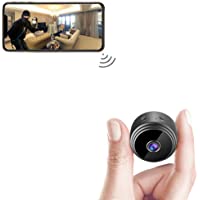 AREBI Spy Camera Wireless Hidden WiFi Mini Camera HD 1080P Portable Home Security Cameras Covert Nanny Cam Small Indoor…