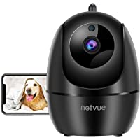 Netvue Indoor Camera, 1080P FHD 2.4GHz WiFi Pet Camera, Home Camera for Pet/Baby/Nanny, Dog Camera 2-Way Audio, Indoor…
