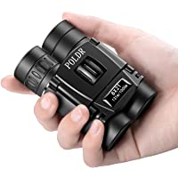 POLDR 8x21 Small Compact Lightweight Binoculars for Adults Kids Bird Watching Traveling Sightseeing.Mini Pocket Folding…