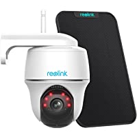 Security Camera Wireless Outdoor, Solar Powered WiFi System, Pan Tilt, 2K Night Vision, 2-Way Talk, Works with Alexa…
