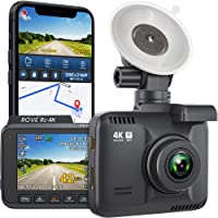 Rove R2-4K Dash Cam Built in WiFi GPS Car Dashboard Camera Recorder with UHD 2160P, 2.4" LCD, 150° Wide Angle, WDR…