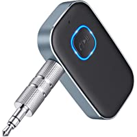 COMSOON [2021 Upgraded] Bluetooth AUX Adapter for Car, Noise Cancelling Bluetooth 5.0 Music Receiver for Home Stereo…