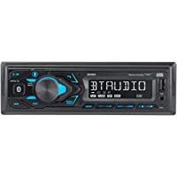 JENSEN MPR210 7 Character LCD Single DIN Car Stereo Receiver | Push to Talk Assistant | Bluetooth Hands Free Calling…