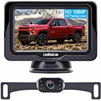 LeeKooLuu LK3 HD 1080P Backup Camera with Monitor Kit OEM Driving Hitch Rear/Front View Observation System for Cars…