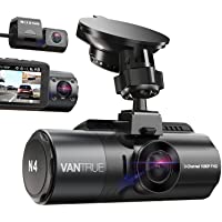 Vantrue N4 3 Channel 4K Dash Cam, 4K+1080P Front and Rear, 4K+1080P Front and Inside, 1440P+1080P+1080P Three Way Triple…