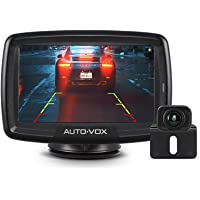 AUTO-VOX CS-2 Wireless Backup Camera Kit with Stable Digital Signal, 4.3'' Monitor & Rear View Camera for Car,Trucks,RV…
