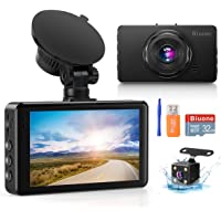 Dash Camera for Cars, Super Night Vision Dash Cam Front and Rear with 32G SD Card, 1080P FHD DVR Car Dashboard Camera…