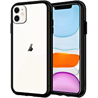 JETech Case Compatible iPhone 11, 6.1-Inch, Shockproof Bumper Cover, Anti-Scratch Clear Back (Black)