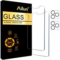 Ailun 2 Pack Screen Protector Compatible for iPhone 13 Pro Max [6.7 inch] Display 2021 with 2 Pack Tempered Glass Camera…