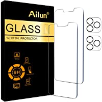 Ailun 2Pack Screen Protector Compatible for iPhone 13 Pro [6.1 inch] Display 2021 + 2 Pack Camera Lens Protector…