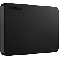 Toshiba Canvio Basics 2TB Portable External Hard Drive USB 3.0, Black - HDTB420XK3AA