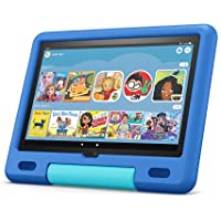 Fire HD 10 Kids tablet, 10.1", 1080p Full HD, ages 3–7, 32 GB, Sky Blue