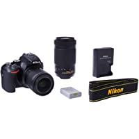 Nikon D5600 DSLR with 18-55mm f/3.5-5.6G VR and 70-300mm f/4.5-6.3G ED