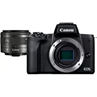 Canon EOS M50 Mark II + EF-M 15-45mm is STM Kit Black