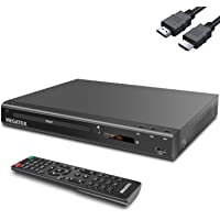 Megatek Region-Free DVD Player for TV with HDMI Connection (1080p Full-HD Upscaling), Home CD Player, USB Port, AV…