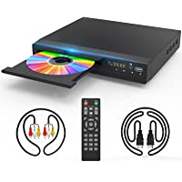 DVD Player with HDMI AV Output, DVD Player for TV, Contain HD with AV Cable/ Remote Control/ USB Input, All Region…