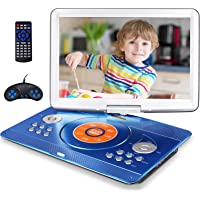 16.9" Portable DVD Player with 14.1" Large Swivel Screen, Car DVD Player Portable with 6 Hrs Rechargeable Battery…