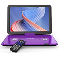 BOIFUN 17.5" Portable DVD Player with 15.6" Large HD Screen, 6 Hours Rechargeable Battery, Support USB/SD Card/Sync TV…