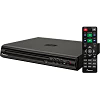 Impecca DVHP9109 Compact DVD Player for TV w/USB Input/AV, Multi-Region, AV Cables and Remote Control Included…
