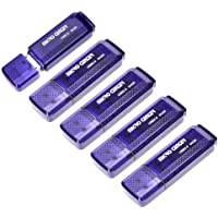 Micro Center SuperSpeed 5 Pack 64GB USB 3.0 Flash Drive Gum Size Memory Stick Thumb Drive Data Storage Jump Drive (64G 5…
