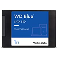 Western Digital 1TB WD Blue 3D NAND Internal PC SSD - SATA III 6 Gb/s, 2.5"/7mm, Up to 560 MB/s - WDS100T2B0A