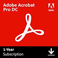 Adobe Acrobat Pro DC | PDF Converter | 12-Month Subscription with Auto-Renewal, Billed Monthly, PC/Mac